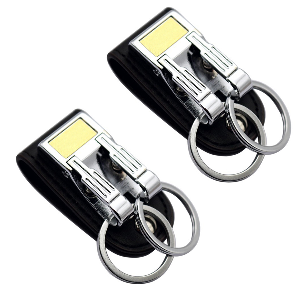 Keychain for Men, Belt Keychain Leather Belt Loop Key Holder Belt Key Chain  Clips with Detachable Keyring for Men 